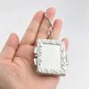 Compact Double-Sided Mini Makeup Mirror Keychain Pendant
