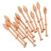 12 stücke Holz Spitze Spule Professionelle Spitze Robbin Weben Werkzeuge für Hand Stricken DIY Werkzeuge
