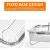 3 Pack Air Fryer Basket for Oven, Stainless Steel Grill Basket Non-Stick Mesh Basket Set, Air Fryer Tray Wire Rack