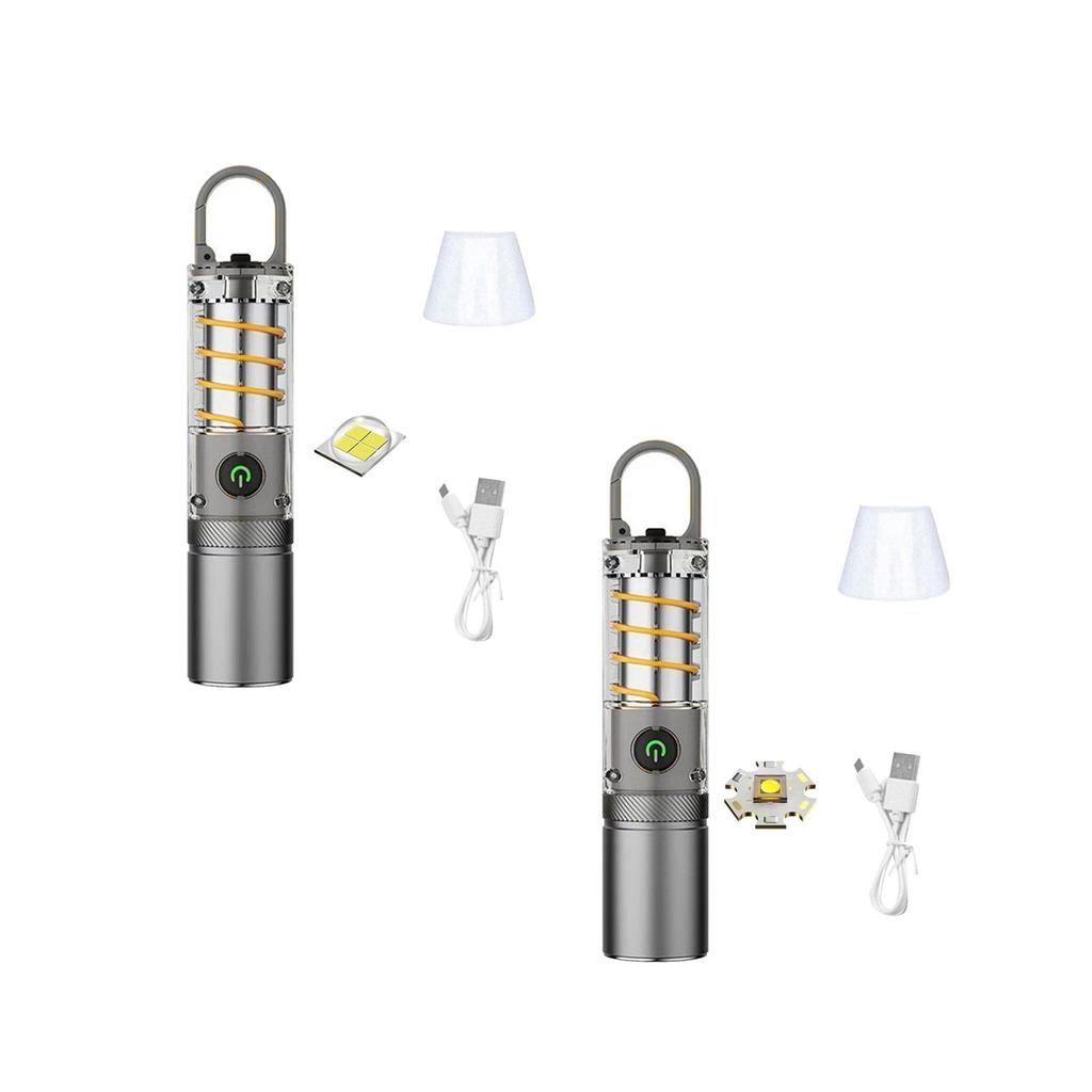 LED Flashlight Waterproof Flash Light for Fishing Camping Mountaineering