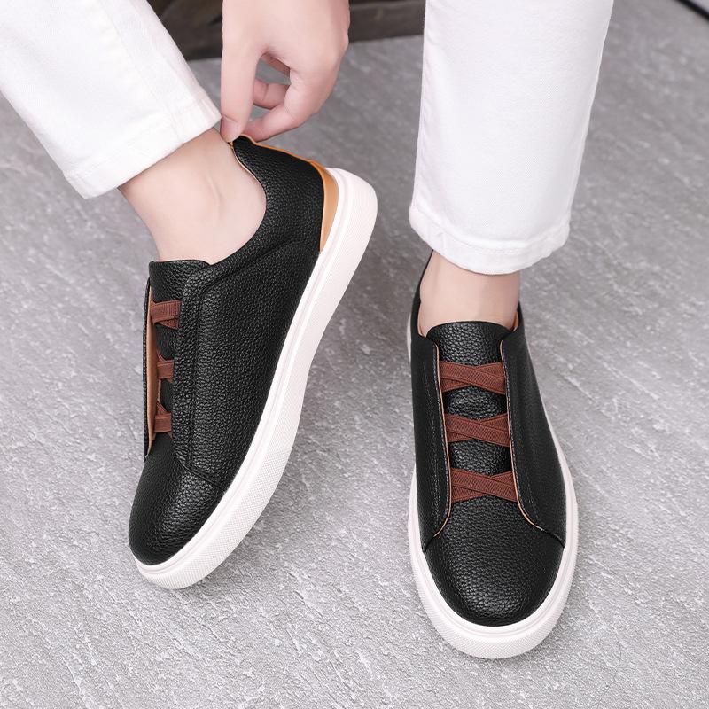 Skate Shoes WS95 round head men's board shoes British fashion lazy foot cover casual sports, large size