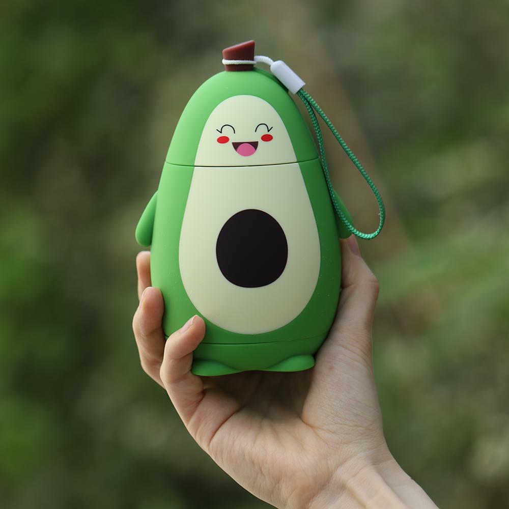 Cartoon Portable Kitchen Accessories Drinkware Drinking Cups Juice Cup Avocado Water Bottle Kettle