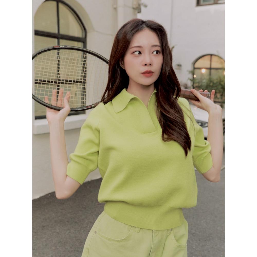 

LORDLOAR 510 Доставка Signature Collar Knit GREEN