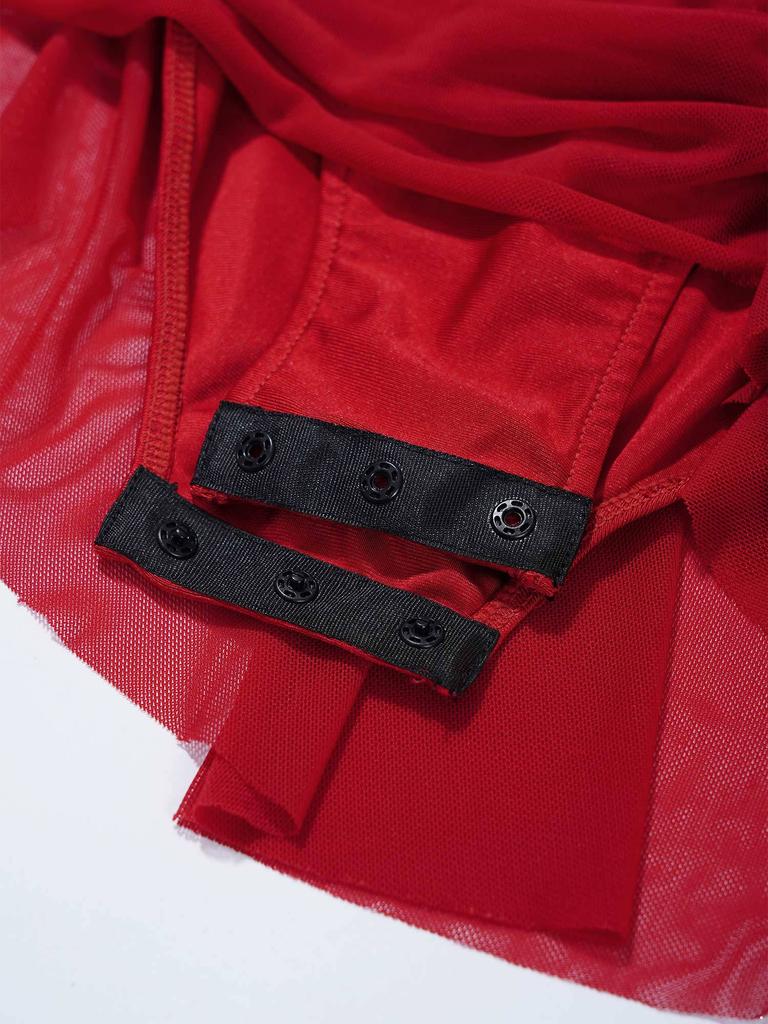 Girls Lyrical Dance Dress Cross Mesh Overlay Cutout Back Design Shiny Rhinestones Irregular Hem Figure Skating Gown