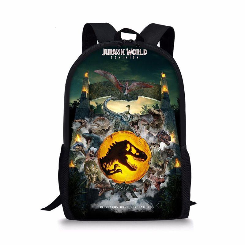 Jurassic World Dinosaurier Rucksack Große Kapazität Schultasche für Jungen und Mädchen