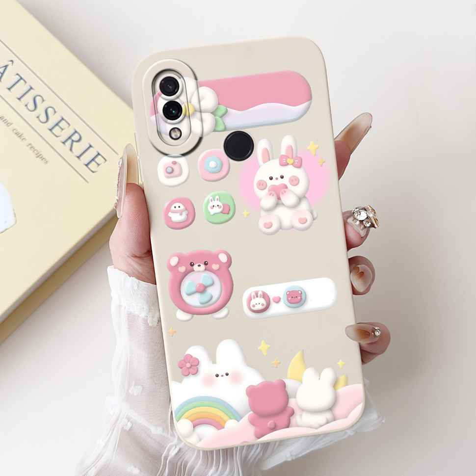 For Xiaomi Redmi 7 6.26" Case Luxury Cat Cute Rabbit Soft Silicone Back Cover For Redmi 7 redmi7 Shockproof Phone Cases Coque