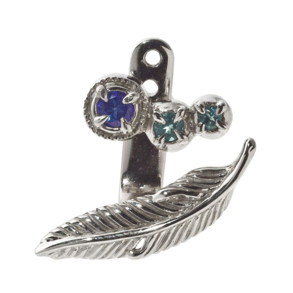 

ArtemisClassic Feather Ear Jacket Earrings Silver Accessories Brand Jewelry Silver Silver Earrings Drop Earrings 925 [Artemis Classic] ac-ace0150