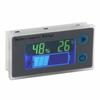 Voltmeter 10-100V LCD Color Battery Capacity Indicator 12V with Alarm and Protection (Grey)