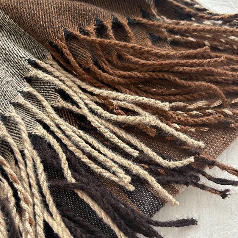 Junbie Graphene Heated Plaid Winter Scarf