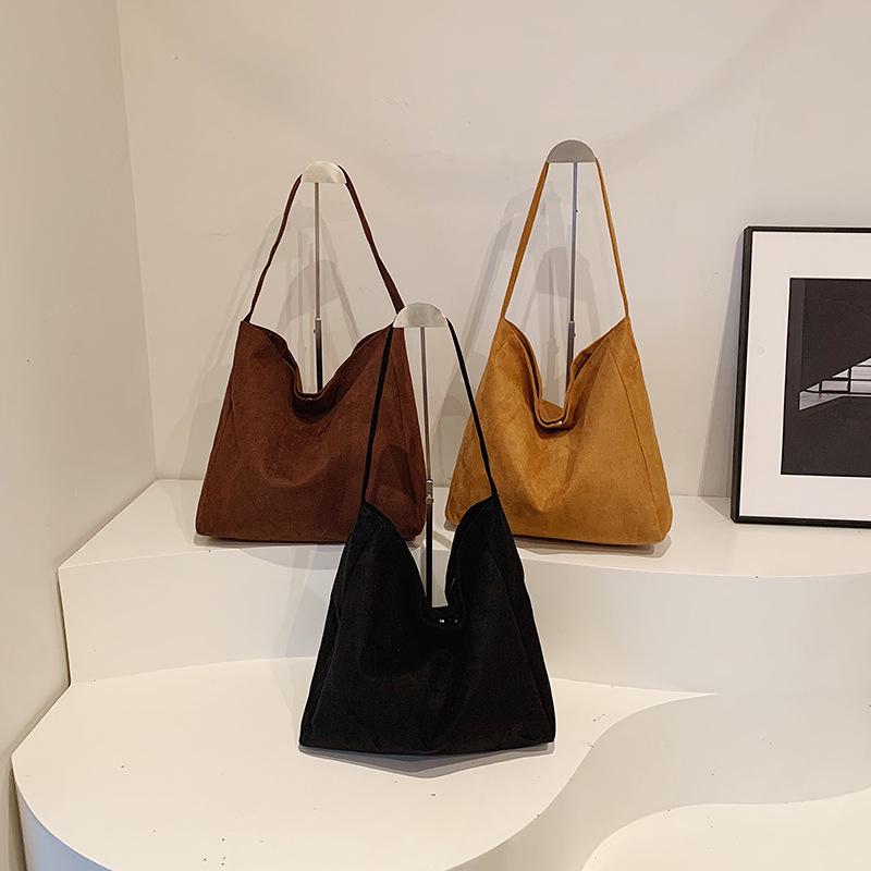 Miękka skórzana torba dojazdowa o dużej pojemności – nowy styl torby na ramię pod pachą do szkoły