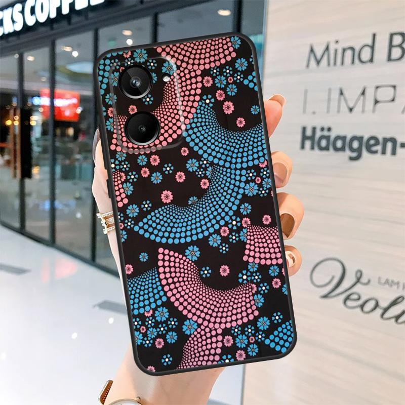 African Style Fabric Print Case For Realme 15 14 13 12 11 Pro Plus GT6 GT7 Pro C55 C51 C35 C53 C61 C65 C67 C63 C71 C75