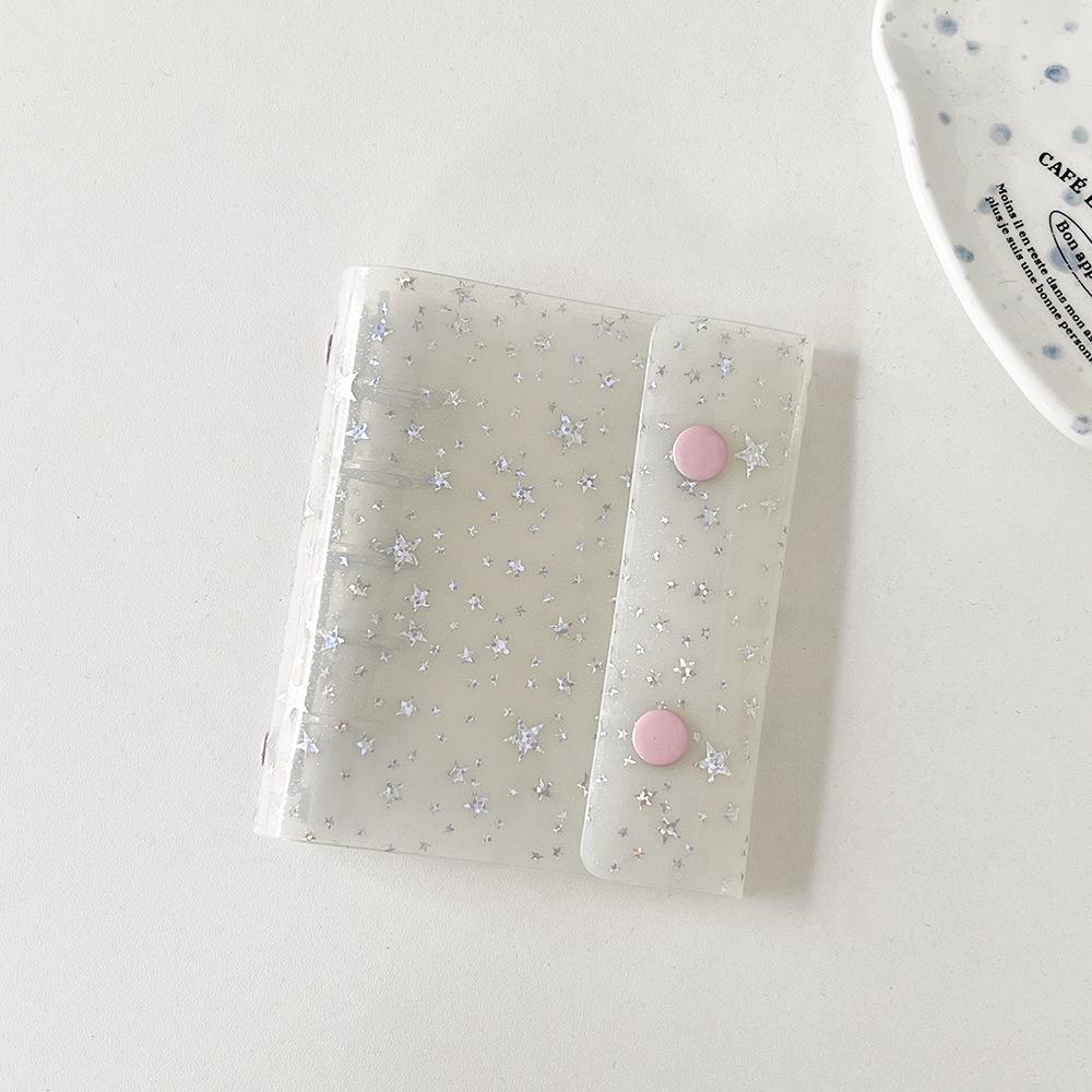 Hisocute Laser Stars M5 Transparent Journal with Replaceable Pages