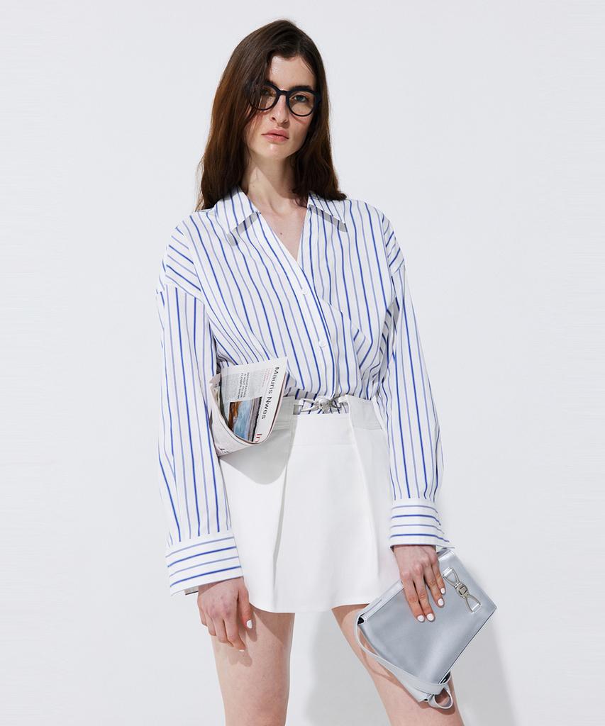 WNDERKAMMER Tuck Skort_White (Tuck Skirt Pants_White)