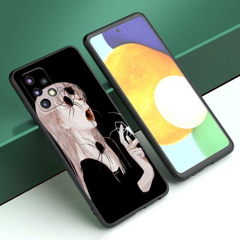 Japanese Horror Manga Phone Case For Samsung A13 A22 A24 A32  A23 A25 A34 A35 A52S A53 A54 A55 A73 A12 A14 A15 A31 A33 A50 A51