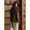 Mixiu French Style Oversized Lapel Trench Coat with Belt