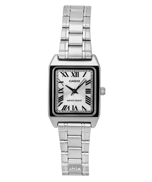 Casio Standard Analog Rustfritt Stål Sølv Skive Kvarts LTP-V007D-7B Dameklokke