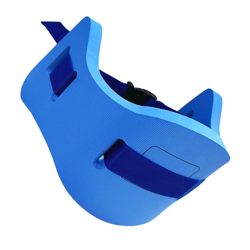 Swim Floating Belt Universal EVA Adjustable Water Aerobics Exercise Belt Swim Training Equipment for Adults Kids Blue Medium Belt (upgraded)