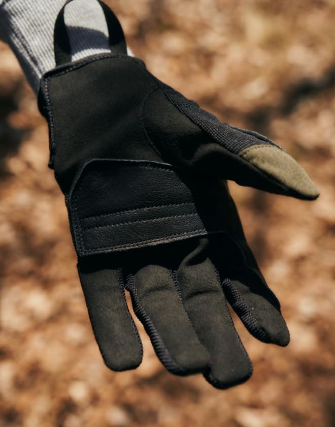 The North Face Spark Camp Flame Perfect for Outdoor and New Taupe Size L Gloves, Unisex, Retardant, Durable, Camping, Activities, Bonfires, Green,