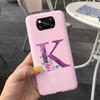 For Xiaomi Poco X3 NFC Case Soft Silicone TPU Cute Letter Back Cover For Xiaomi Poco X3 Pro Bumper PoxoX3 NFC Phone Cases 6.67''