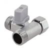 Superior Sealing Angle T Adapter Tee Stop Valve Zinc Alloy Valve Versatile Usage