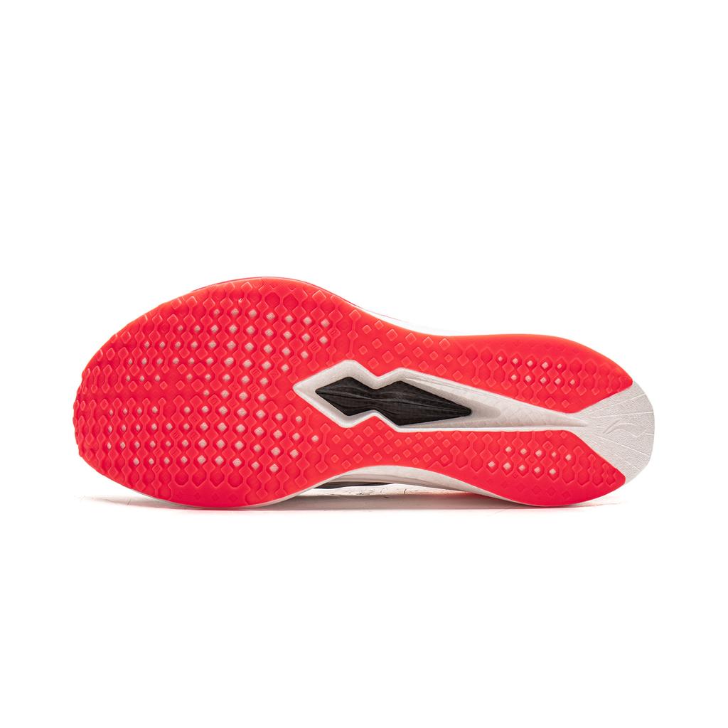 Li Ning Feidian 6 Challenger Basse top Plaque Carbone Chaussures de Running Décontractées Homme Champagne Blanc ARMW003-9