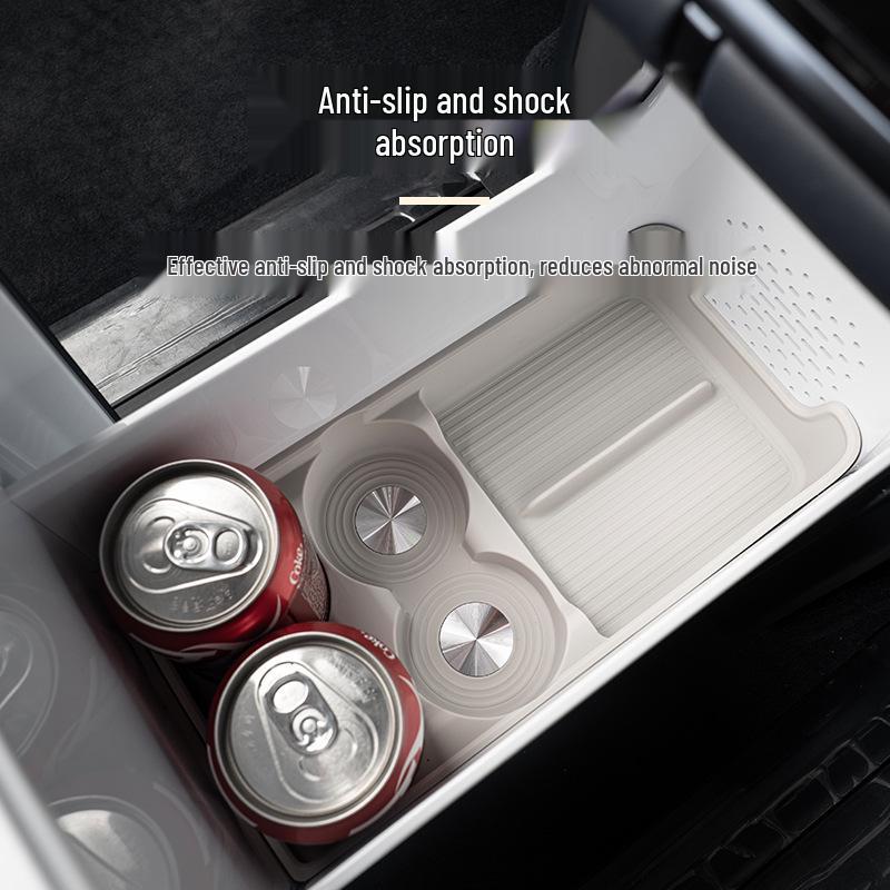 Silicone Storage Mat for Zeekr 9x Car Refrigerator Accessories