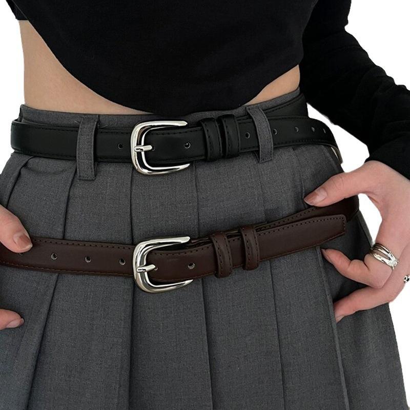 New Belt Women's Decoration with Skirt Jeans Belt Summer Versatile Fashion Daily Commuting Belt