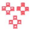 Keycaps Translucent Direction Keys Mechanical Keyboard Accessories Abs Chinese Culture East South West North Red