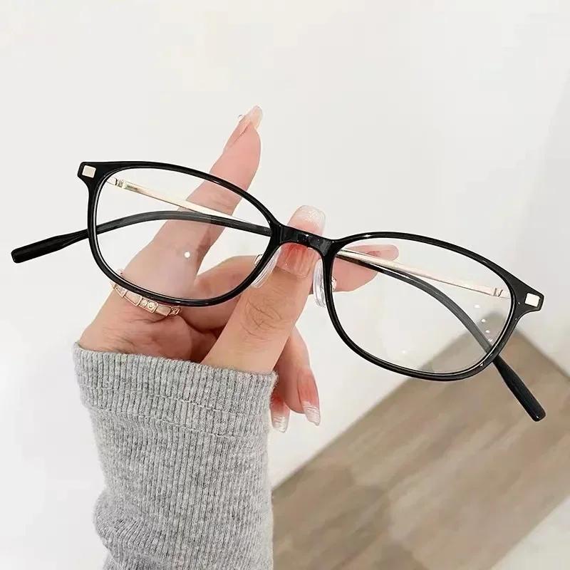 

Neutral New Ultra-Light Square Frame Presbyopia Glasses Anti-Blue Light High-Definition Fashion Glasses Retro Reading Glasses +4.0