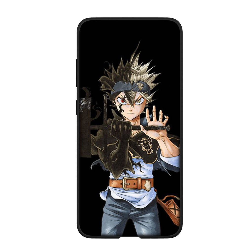 For Samsung Galaxy S24 S23 iPhone 16 15 14 Xiaomi Redmi Note 13 12 11 10 8 Plus 9 Pro Max X XR Phone Case Anime Asta Black Clover OPPO Huawei Cover