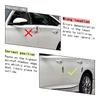 TANGSEN Car Protector, Carbon, Side Door Guard, Hide Scratches, Carbon Fiber, Anti-Scratch, Anti-Shock, TPU