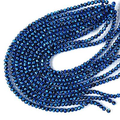 Glowing Luminous Type Firefly Glass Series Beads 6mm Length 37cm TypeC Blue Dragonfly Ball Okinawa Souvenir [GOLD STONE] Approx.