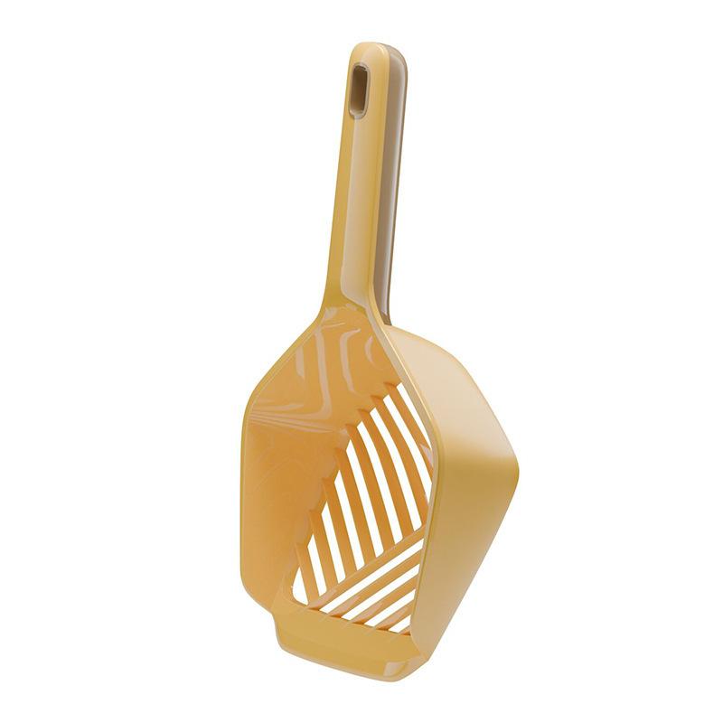 

Cat Litter Scoop Plastic Long Handled Cat Scoop Large Cute Cat Scoop Poop Cat Basin Cat Poop Big Scoop Small Hole Pet Supplies