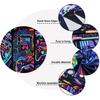 Galoker Blacklight Gaming Tapestry Cool Neon Game Controller Tapestry UV Reactive Gamer Player Wall Tapestries Funny Art Gaming Poster Tapestries