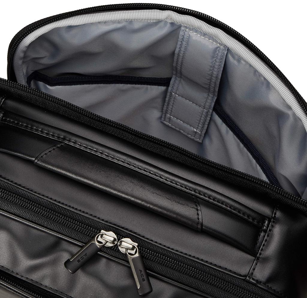Ace Vitara WR Business Backpack, Fits B4 Files and 13-inch PCs, Setup Function, Men's, Black