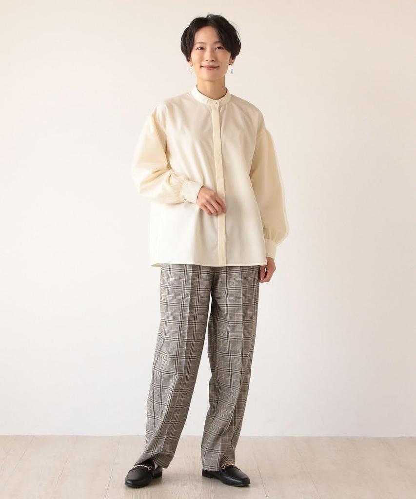 Afternoon Tea Living HY27 Tulle Sleeve Blouse, Size M, Ivory