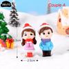 2pcs/set Mini Stool Lovers Couple Animals House Tree Fairy Garden Miniatures DIY Micro Landscape Decor Terrarium Action Figures