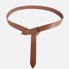 Trendy Womens Synthetic Leather Belt With Bow Design For Office And Everyday Use