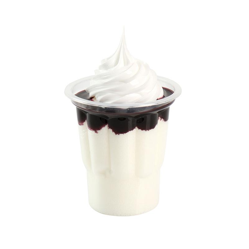 Simulated sundae ice cream model, simulated food ice cream sundae cup, ice cream cold drink shop decoration prop ornament Small