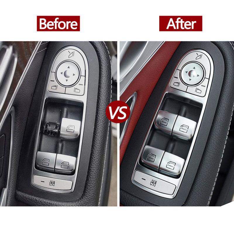 Car Master Window Switch Repair Button Caps Passenge Door Windows Lift Control Switch For Mercedes Benz W205 W253 W213 W293 W222