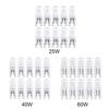 10pcs 220V Filament Lamp G9 Warm White Quality Halogen Light Bulbs  Refrigerators
