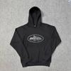 Corteiz Classic Ship Print Fleece Hoodie Casual Streetwear Men Women