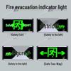 LED Emergency Exit Sign with Charging Indicator