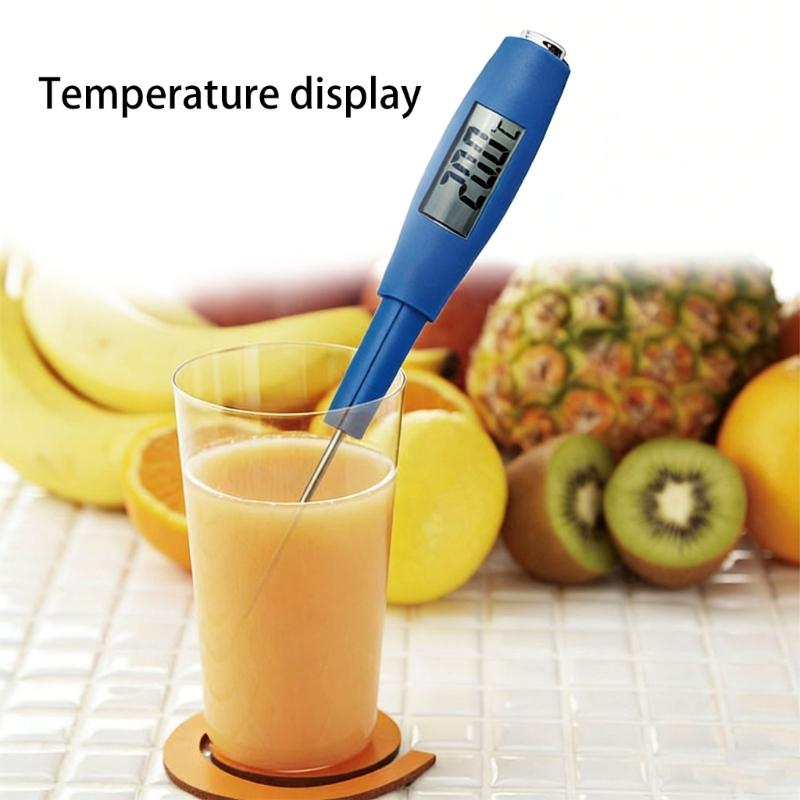 High Accuracy Digital Kitchen Display Tool With Weight Calculation Silicone Spatula Thermometers For Chocolate Dough