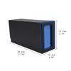 Card Deck Box Fits 40Pcs Gaming Cards 28x10x14cm Lightweight for Trading Waterproof