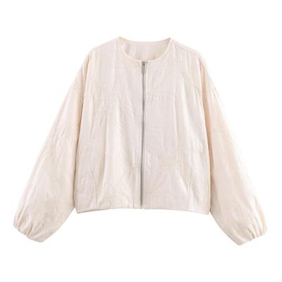 European and American Women's Casual Embroidered Fashion Jacket