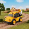 Ocean Theme Toy Car Model Dinosaur Theme Educational Toys Creative Inertia School Bus  Kids Gifts