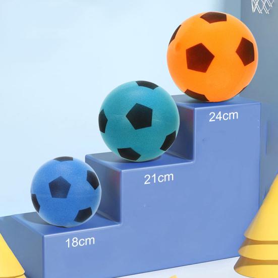 Tichý fotbalový míč pro vnitřní trénink, měkký elastický fotbalový míč s dlouhou životností, tiché sportovní vybavení pro děti