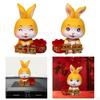 Bobblehead Nodding Rabbit Figurines Sculptures Decoration Handmade Ornament Funny Chinese Year