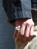 Beams Silver 925 Round Size 14 Men's Ring, (11420009023)